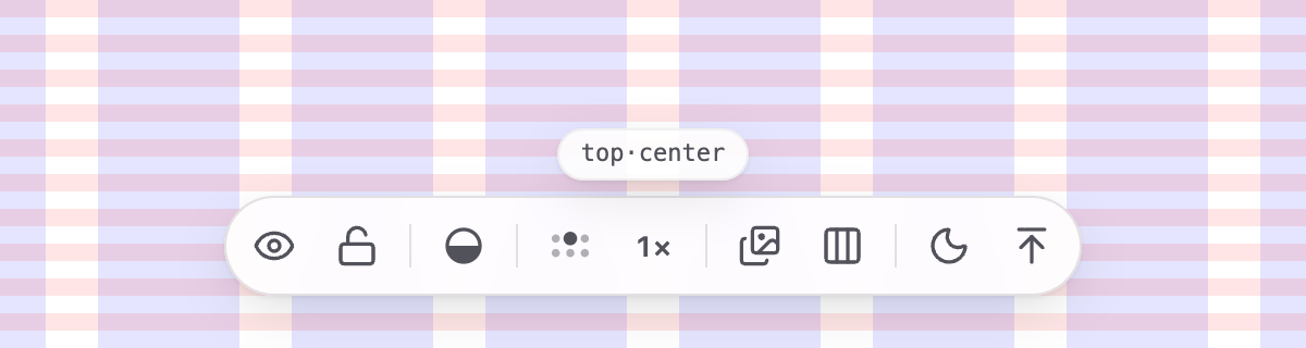 
|
|
3
|
+
![Pixel Mirror toolbar with layout and spacing grids
