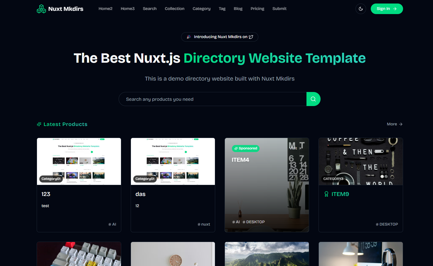 Homepage