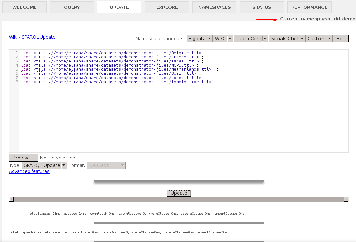 Importing data