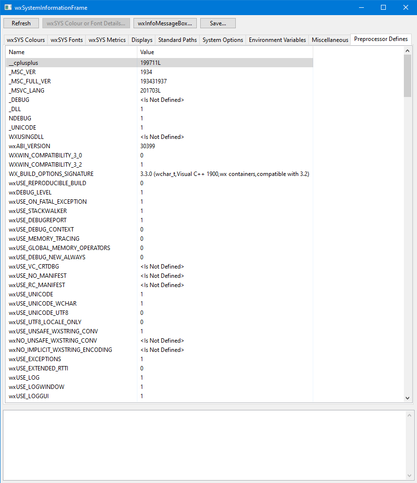 Preprocessor Defines