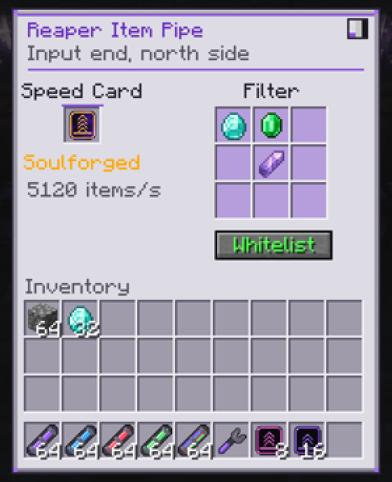 Input end screen