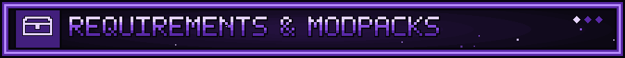 Requirements & Modpacks