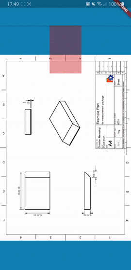 Example with custom delete region