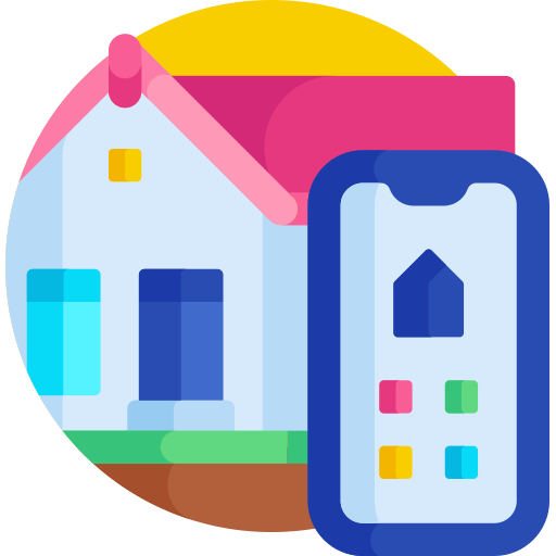 A smart house logo