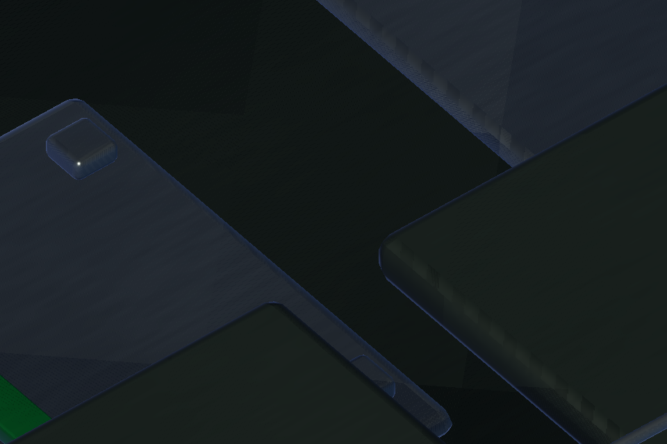 Actual dorsal strobe OFF close view