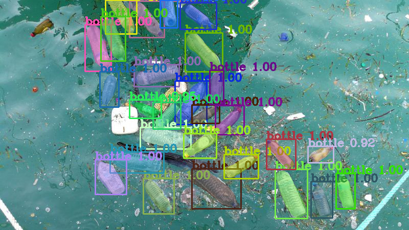 Bottle instance segmentation