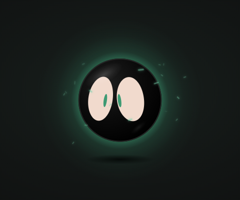 Void as a notch at the top of the screen: listening, talking, running a command, and his menu