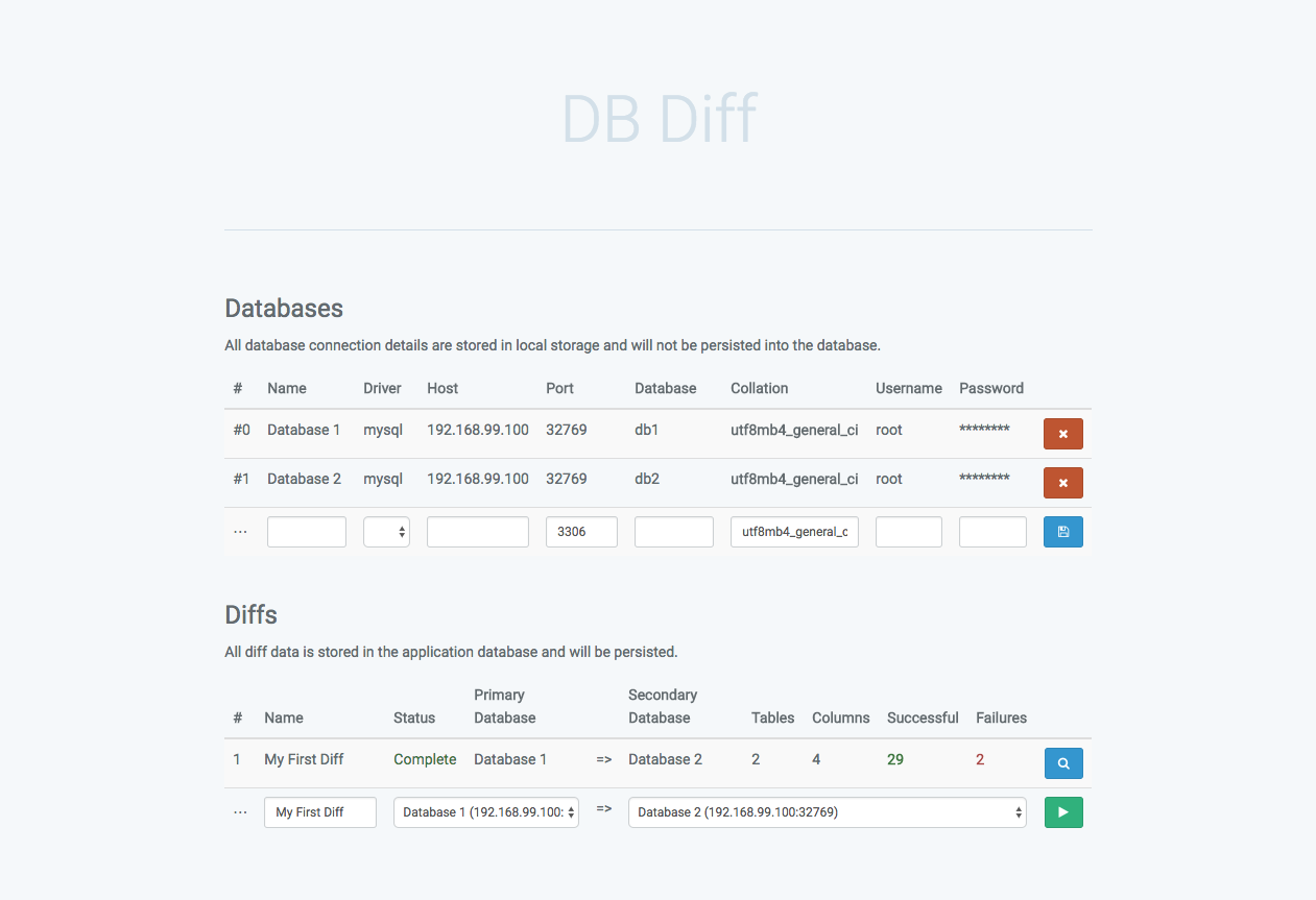 DB Diff