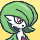 an icon of a happy gardevoir