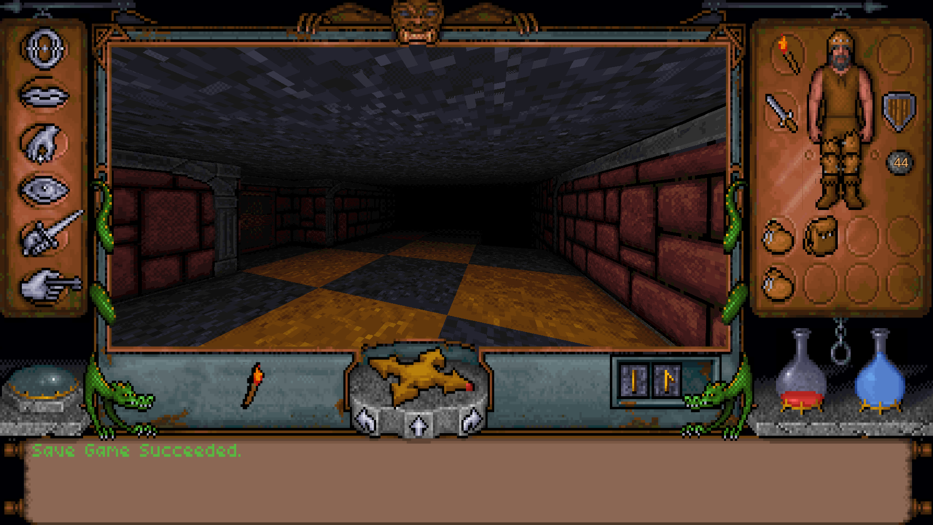 The classic frame widened to the screen