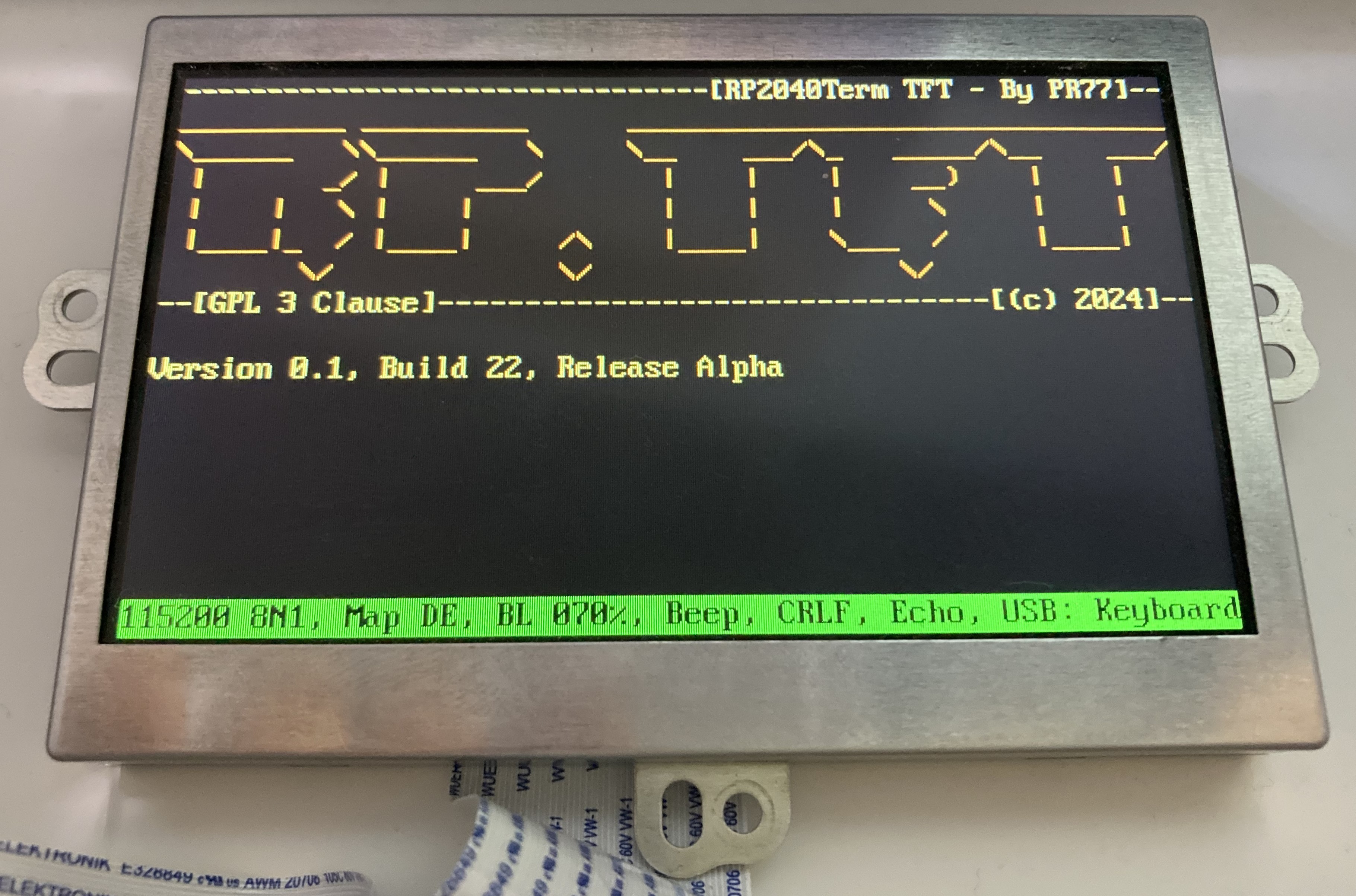 Rp2040Term, from the project README
