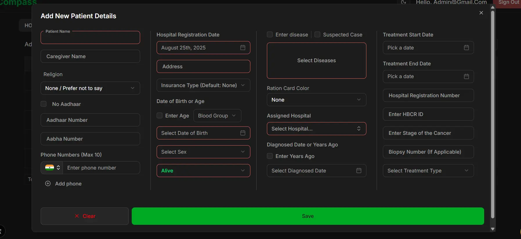 Add Patient