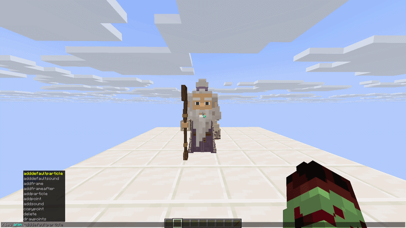 An old wizard waiting patiently