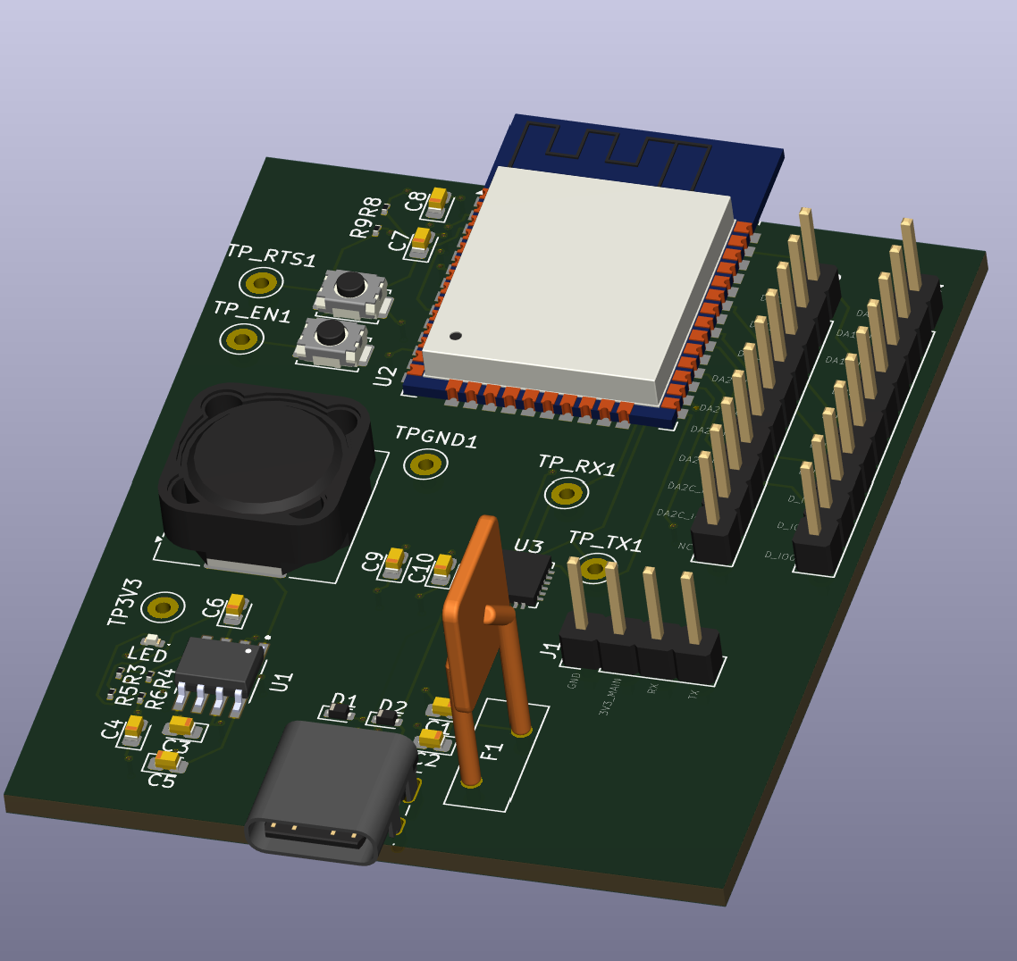 ESP32S3 4Layer USB C, from the project README