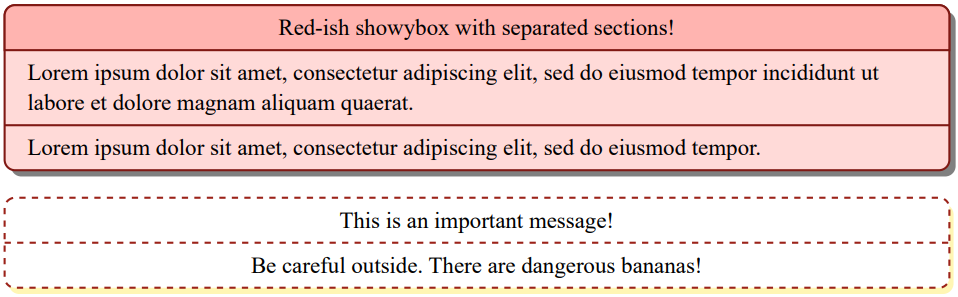 Further examples