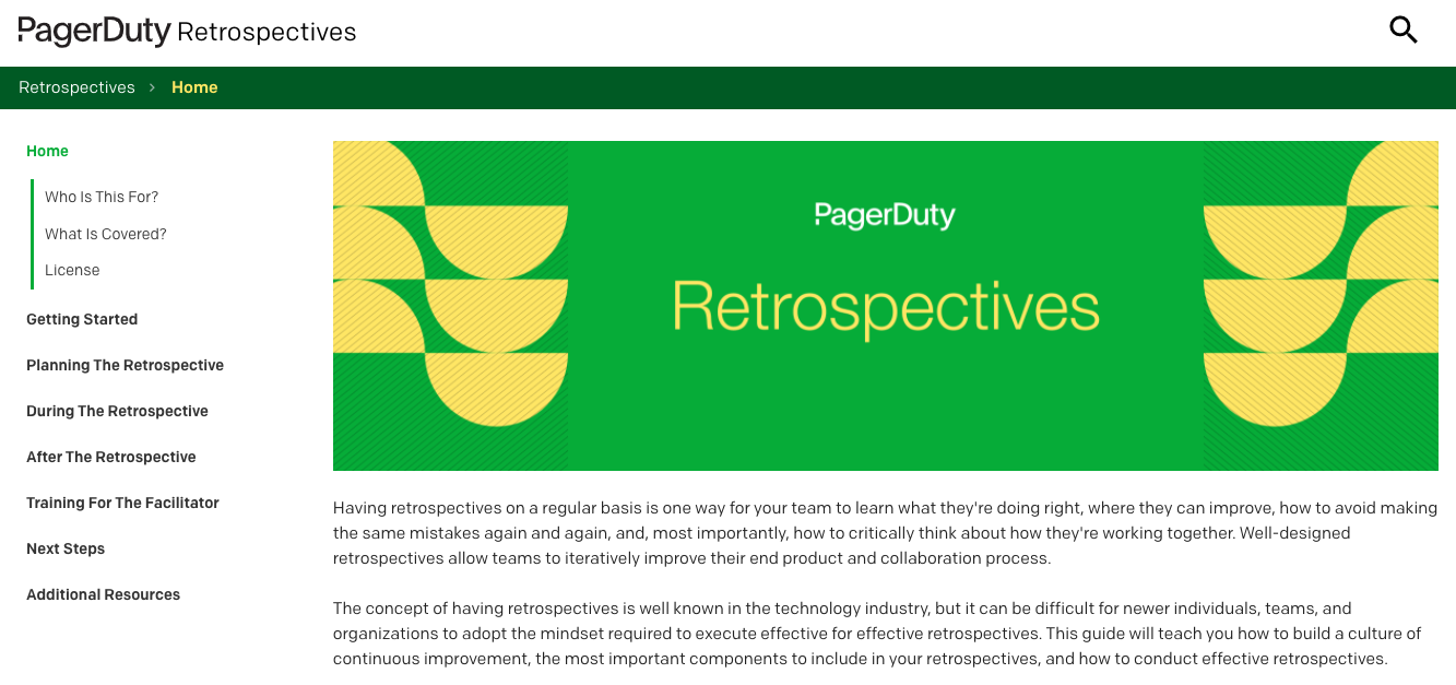 PagerDuty Retrospectives