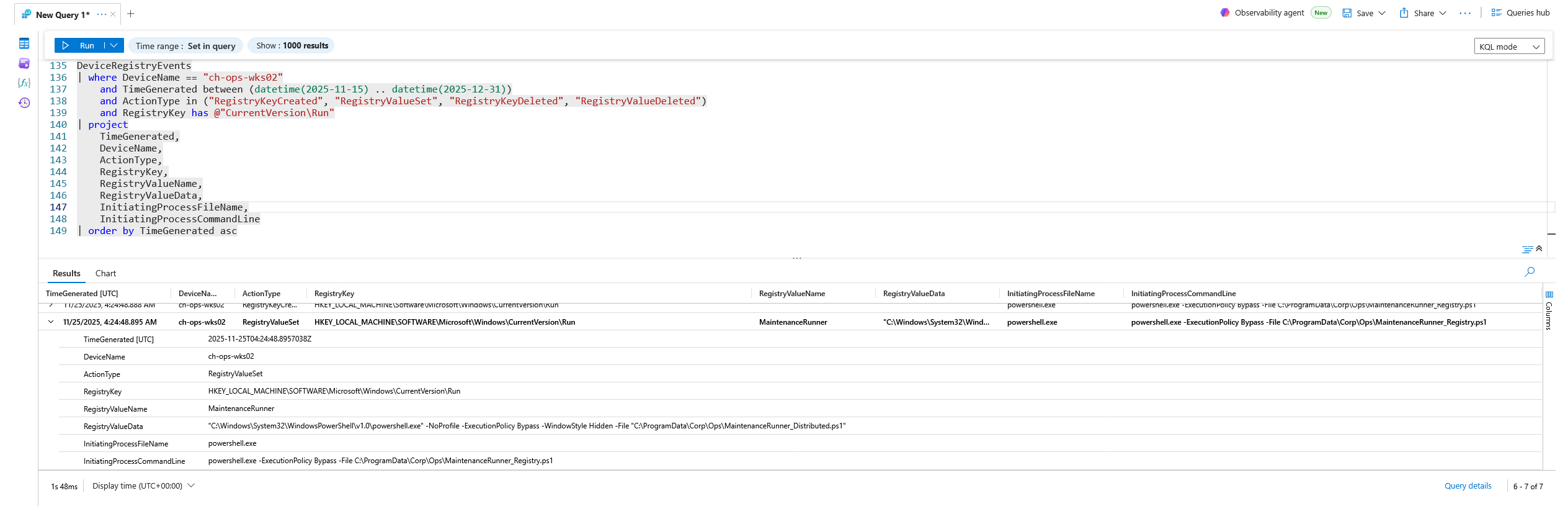 Flag 10, Run-key persistence