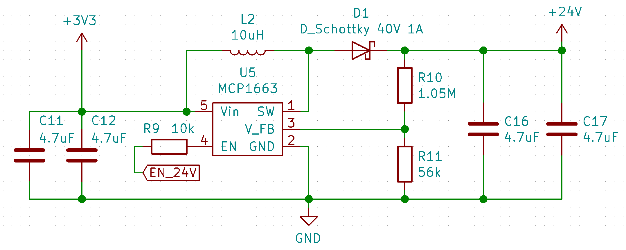 Schematic of the 24V supply