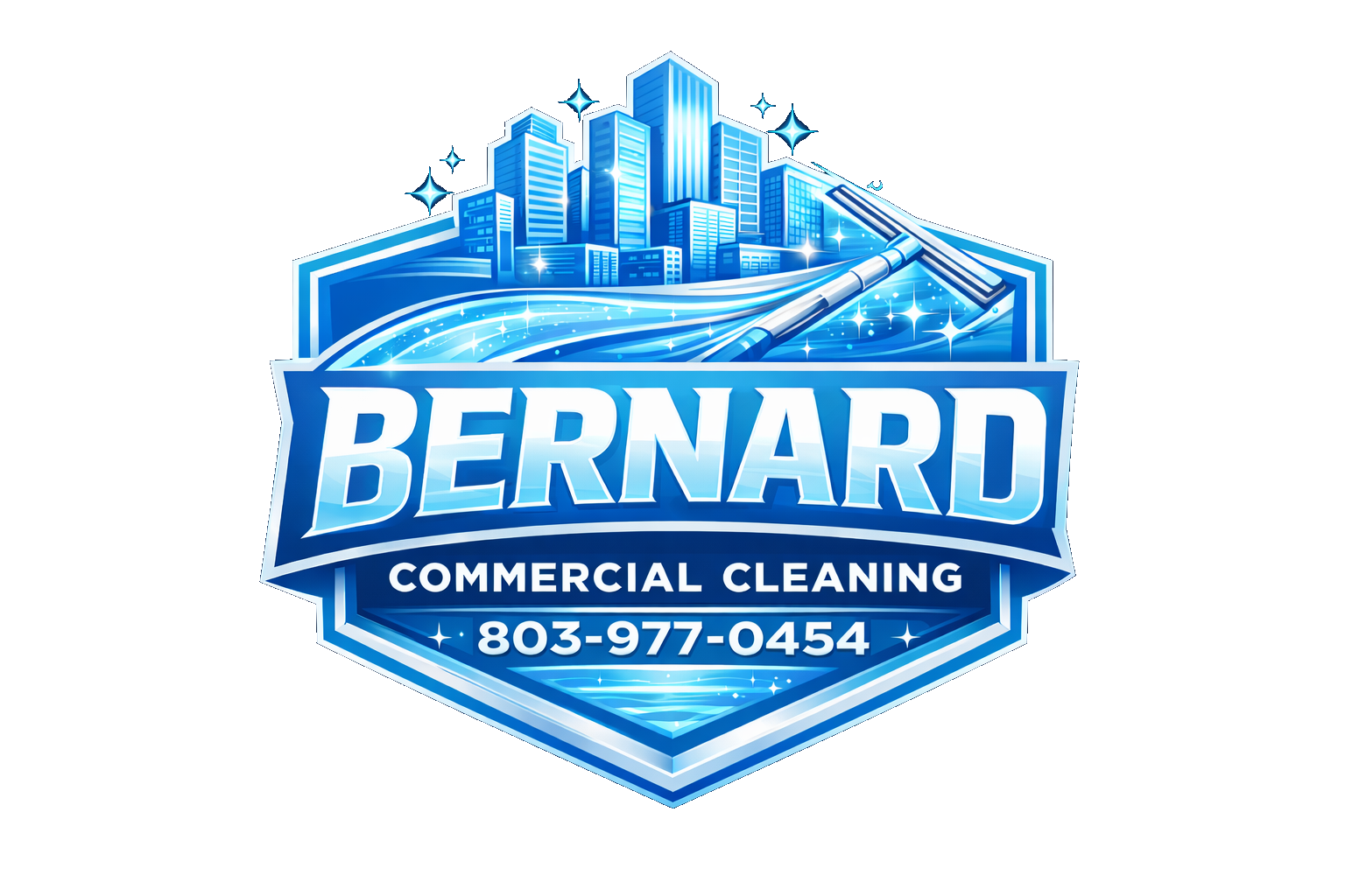 Bernard Commercial Cleaning logo