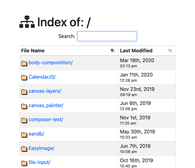GitHub - Pamblam/.CustomDirectoryIndex: Custom Apache Directory Index