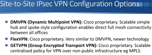 Remote access VPN — individual users connect with SSL or IPsec client software.