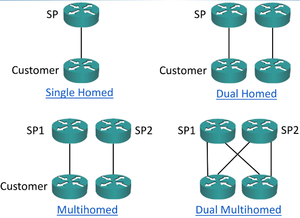 Internet redundancy — dual ISP paths for VPN or DIA backup.