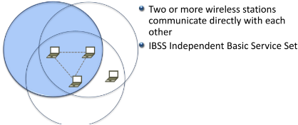Wireless LAN components — AP, WLC, distribution system, and clients.