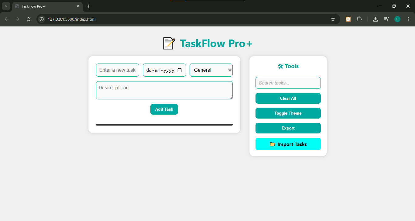 GitHub - Panca2022/TaskFlow-Pro: TaskFlow Pro+ is a sleek, neon-styled ...