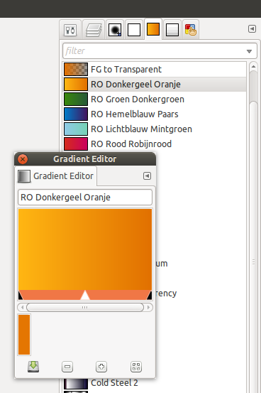 GIMP gradients