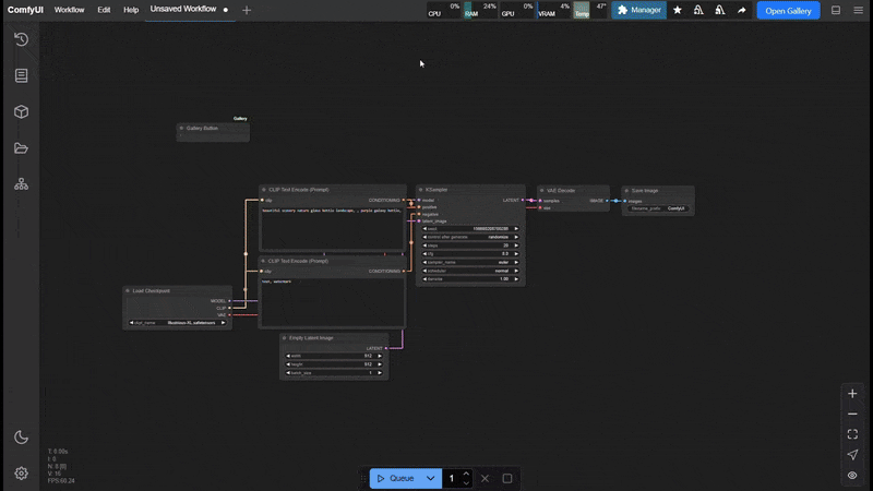 ComfyUI Gallery Node in Action