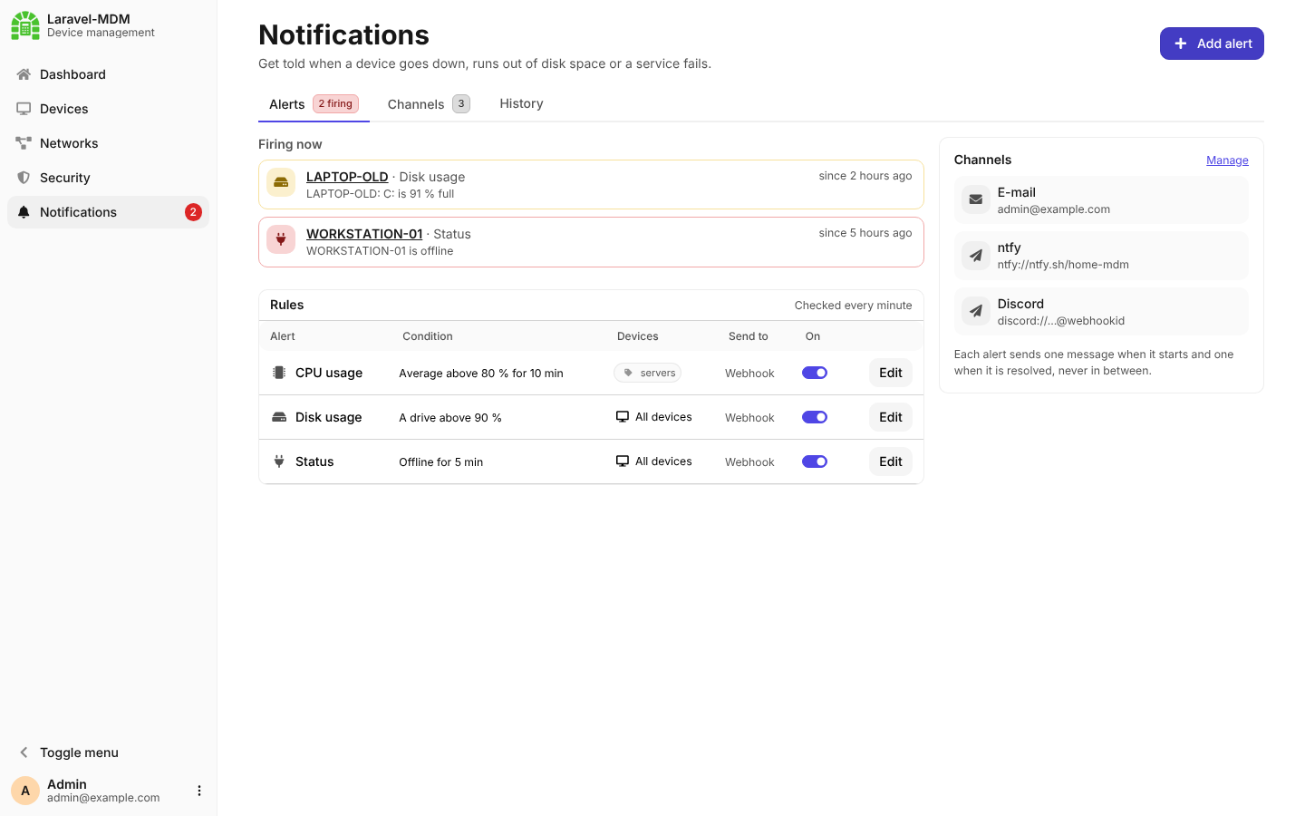 Notifications