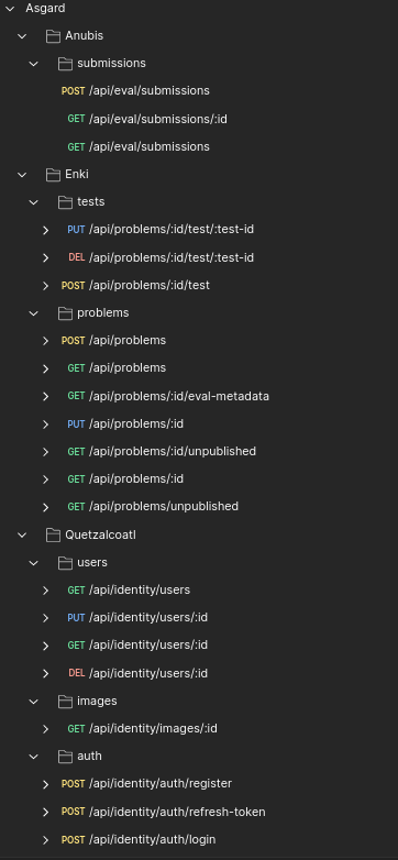 Asgard Endpoints