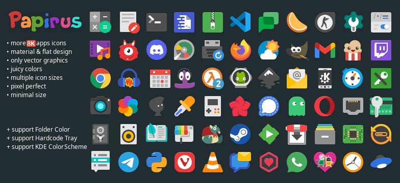 Papirus Icon Theme