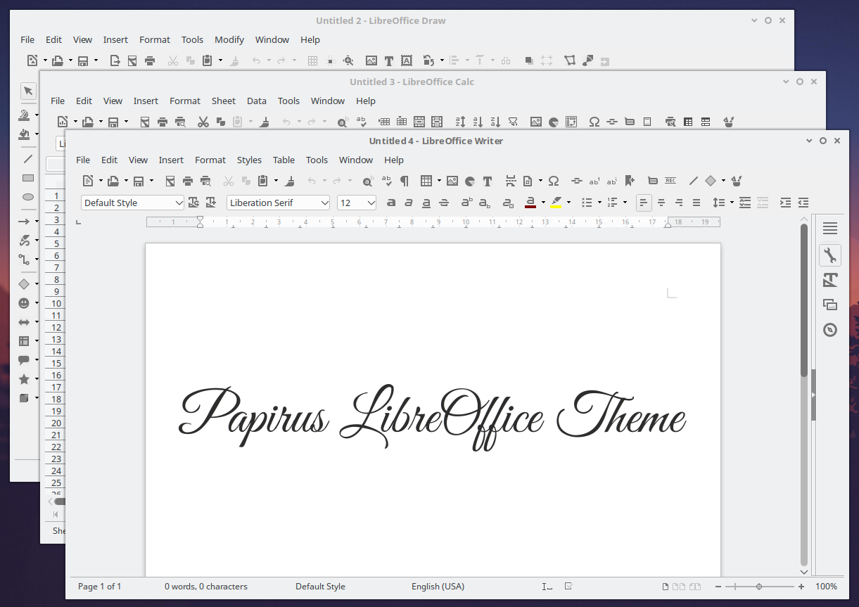 dark libreoffice theme