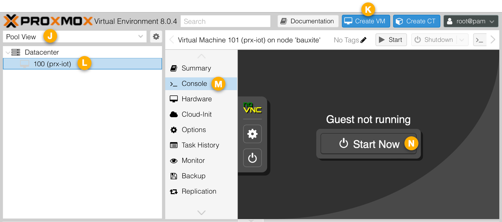 Create virtual machine