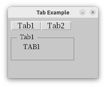 Tabs example