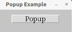 Popup example