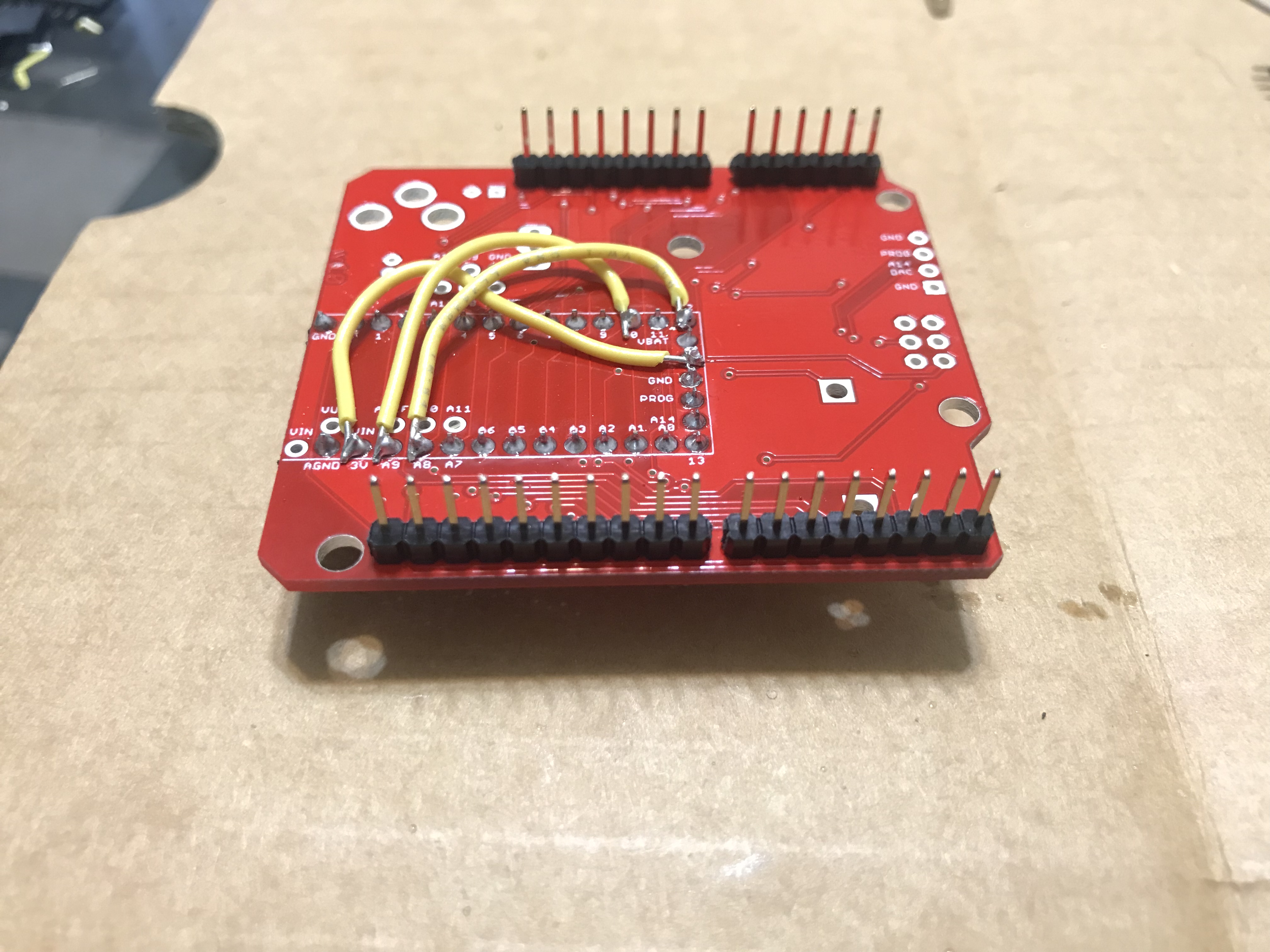 Teensy Arduino Shield Jumpers