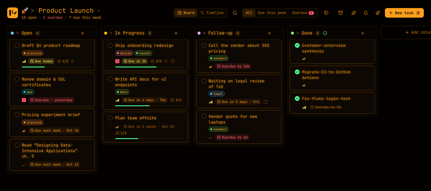Neon Orange theme