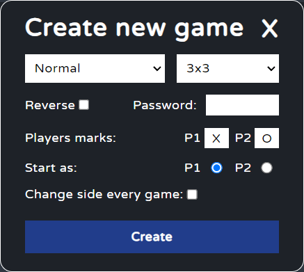 multiplayer create game