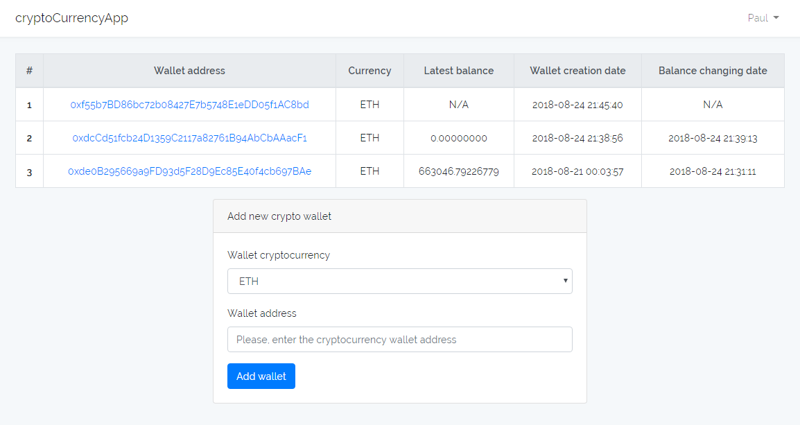 Image of cryptoStatsApp UI