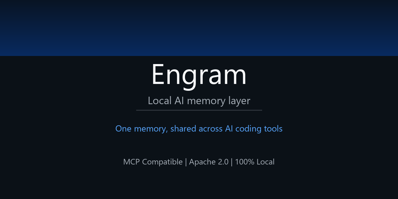 Engram - Local AI memory layer