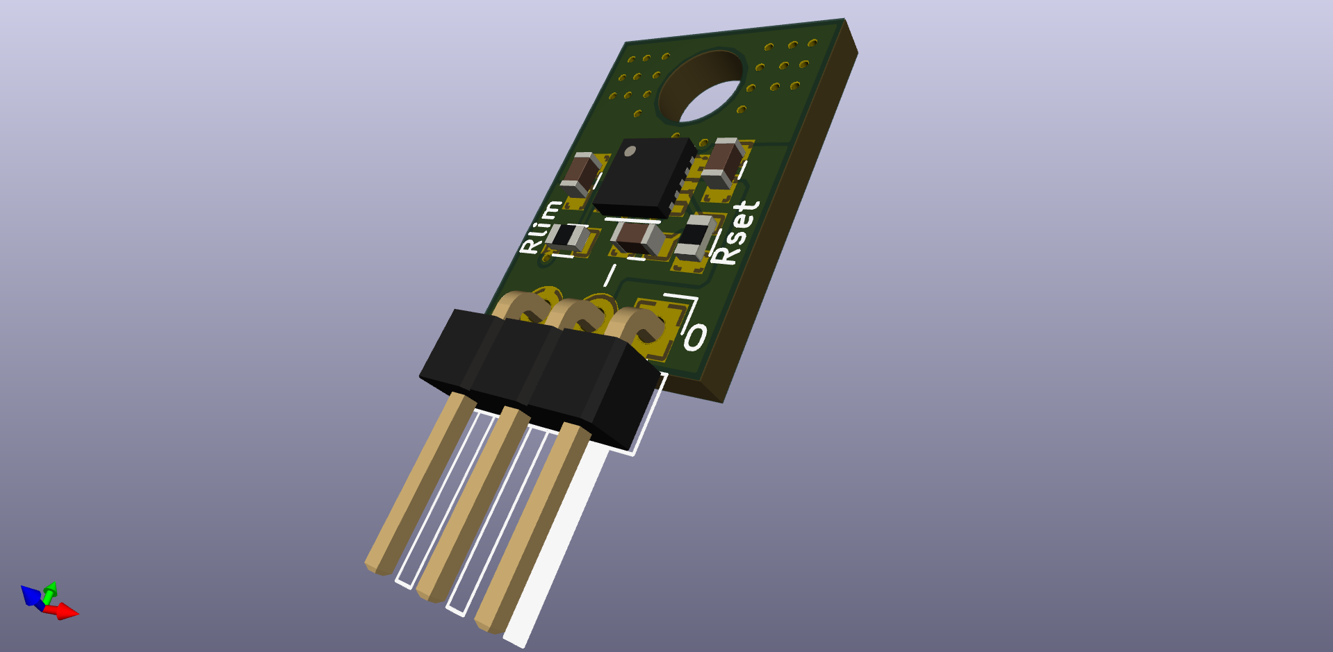 LT3090 breakout, from the project README