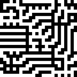 A kufic pattern generated with Kuf