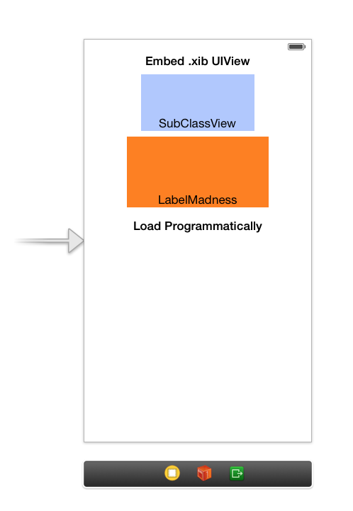 Storyboard with embedded UIViews