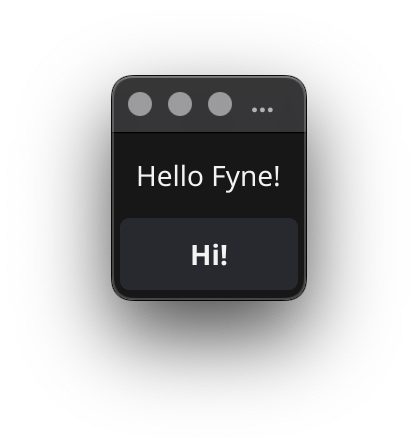 Fyne Hello Dark Theme