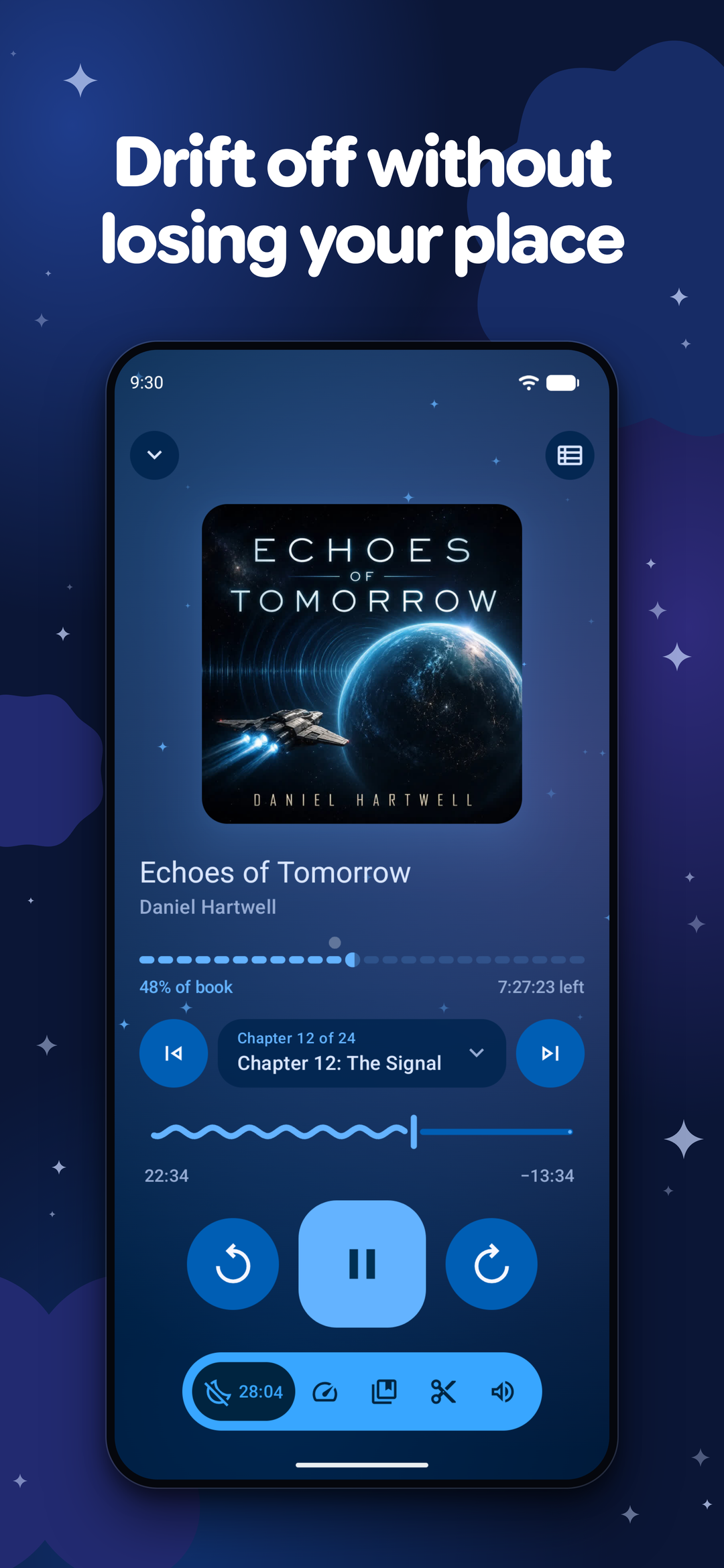 Voice sleep timer