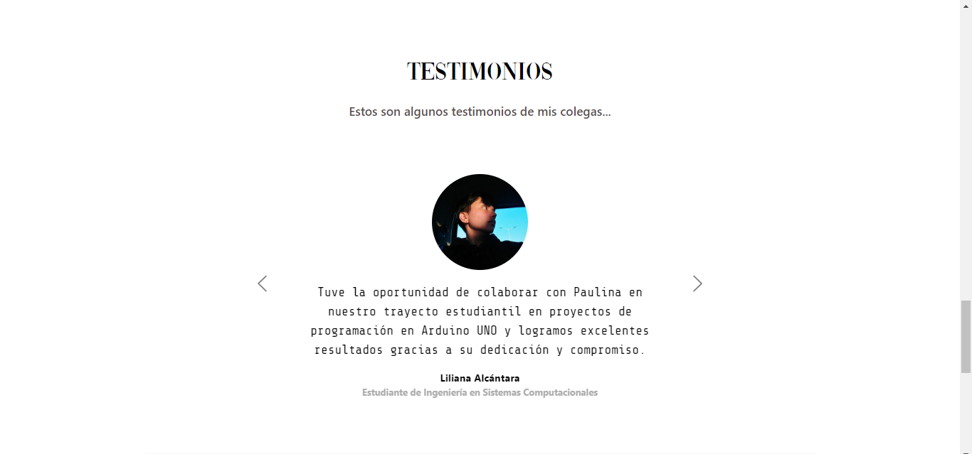 Testimonios