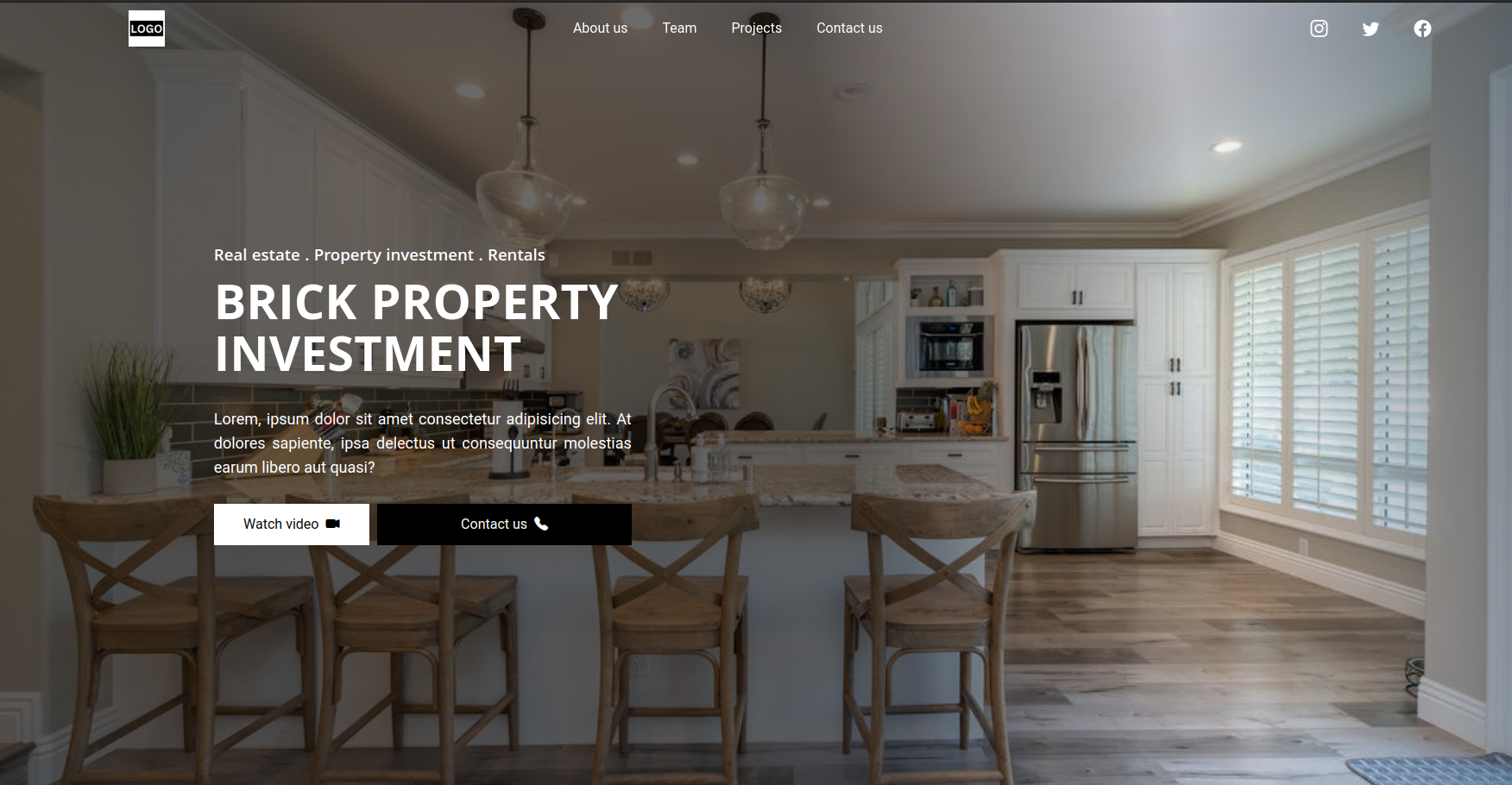 realestate landing pages