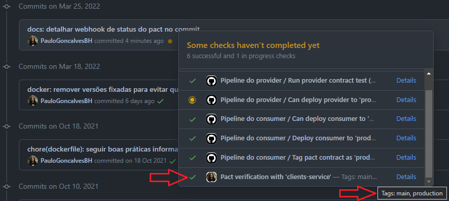 Pact status print on Consumer commit